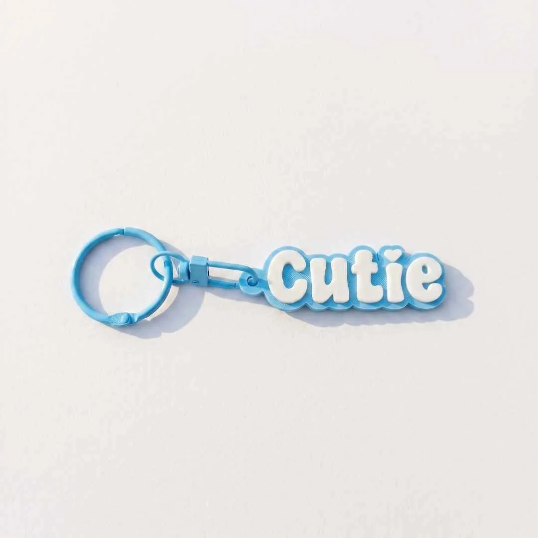 Cutie Custom Keychain