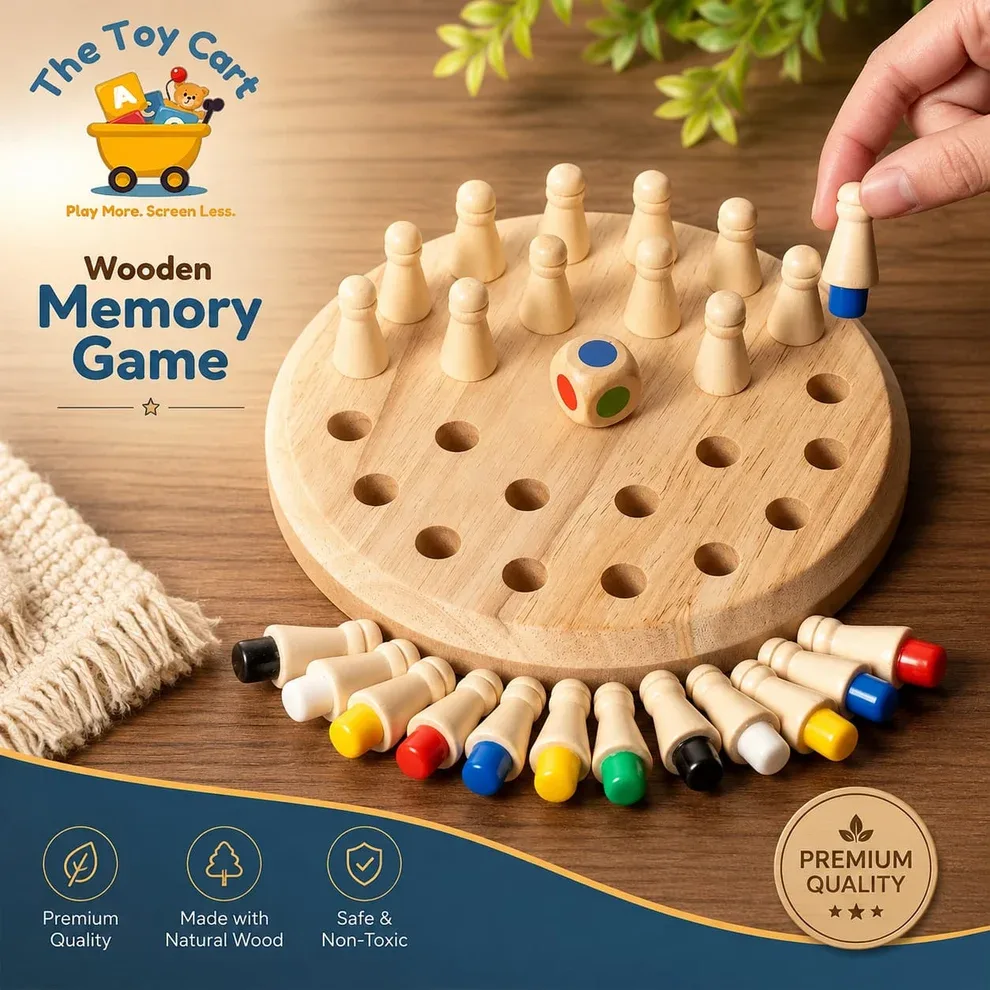 Wooden Memory Game