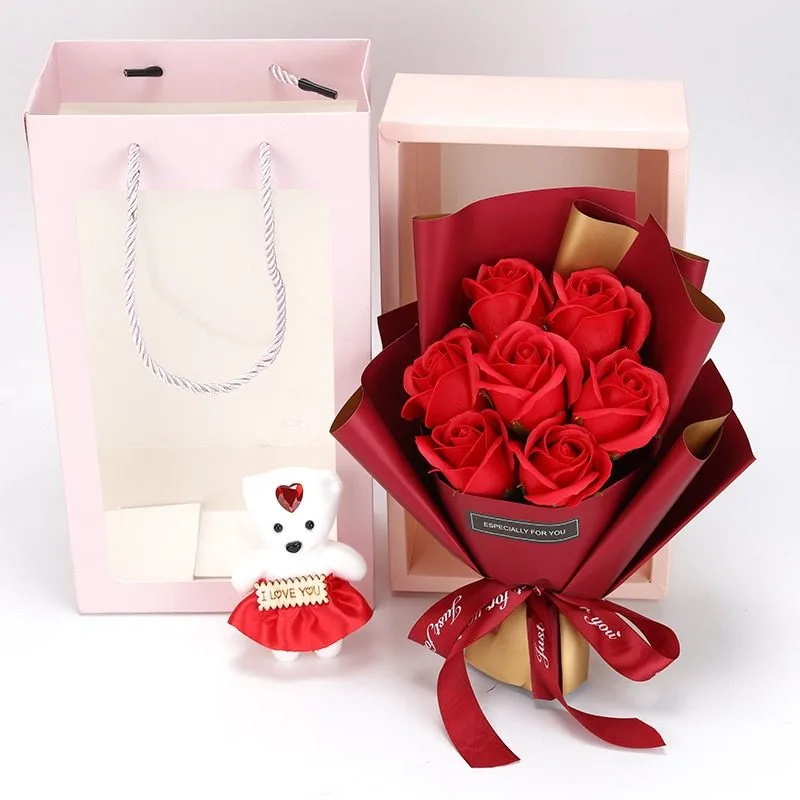 Rose-Bear Bouquet