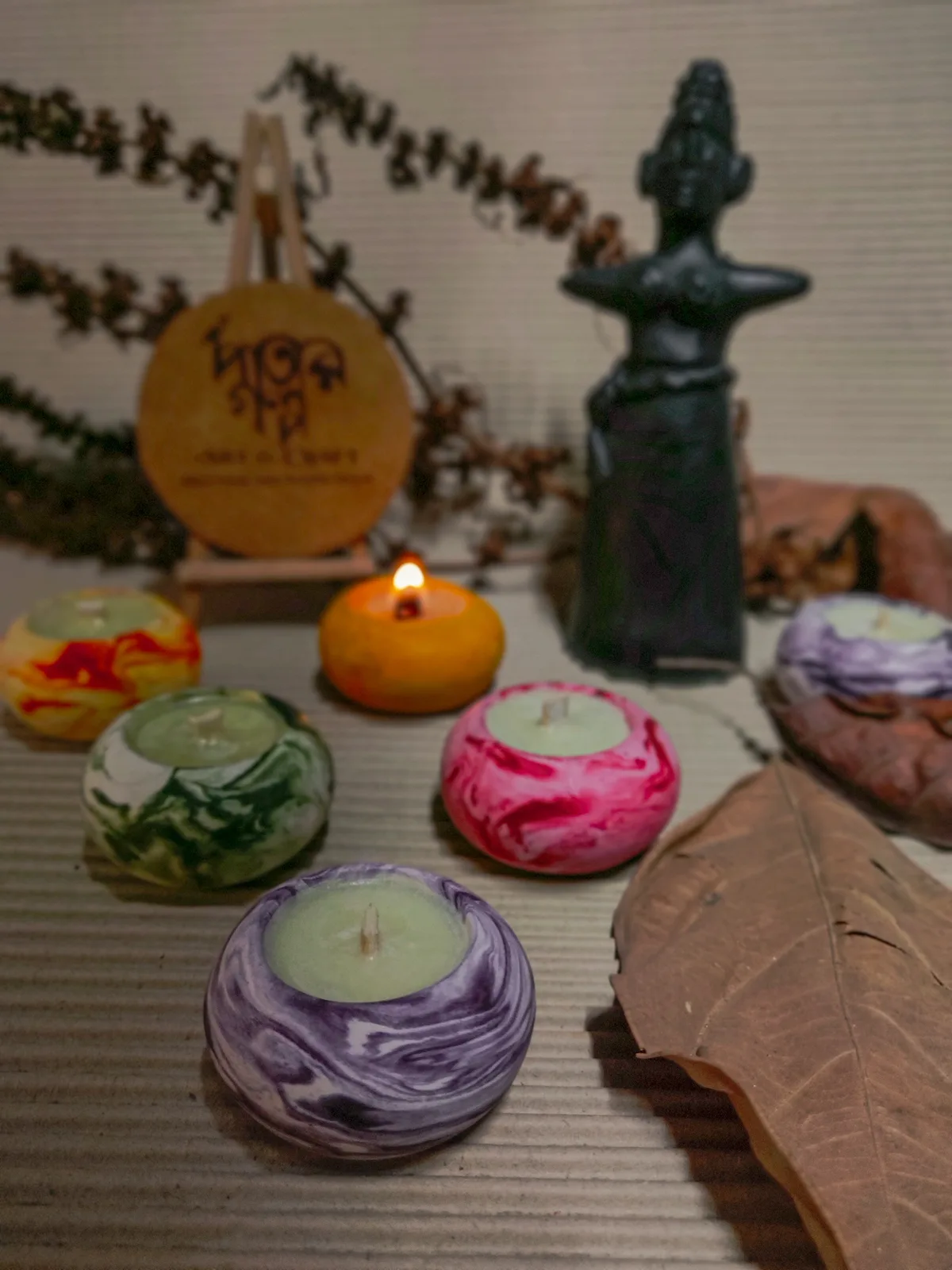 Mini candles - 3 pieces set