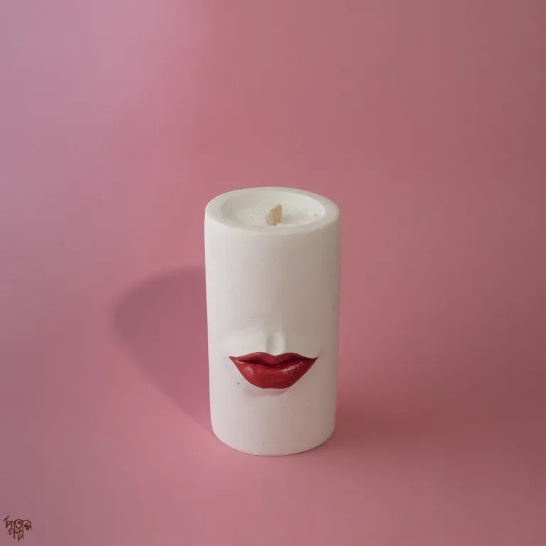 Scented Red Lip Candle