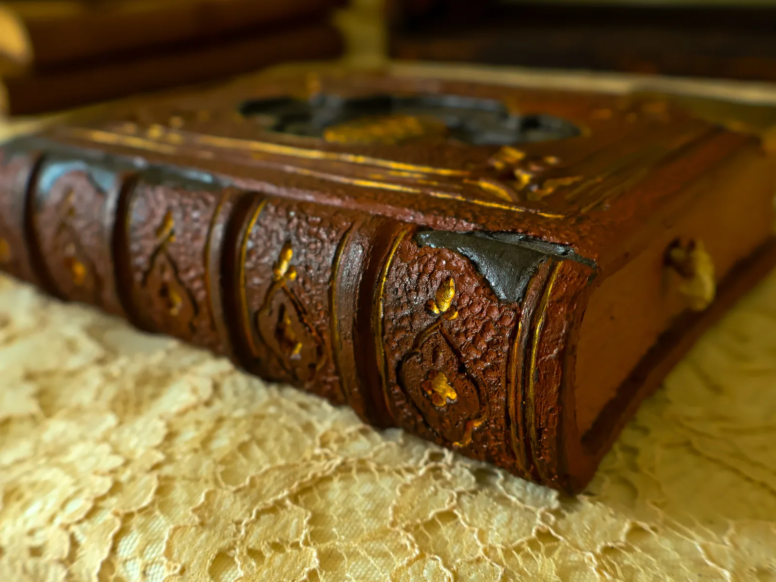 Book of Flames Candle