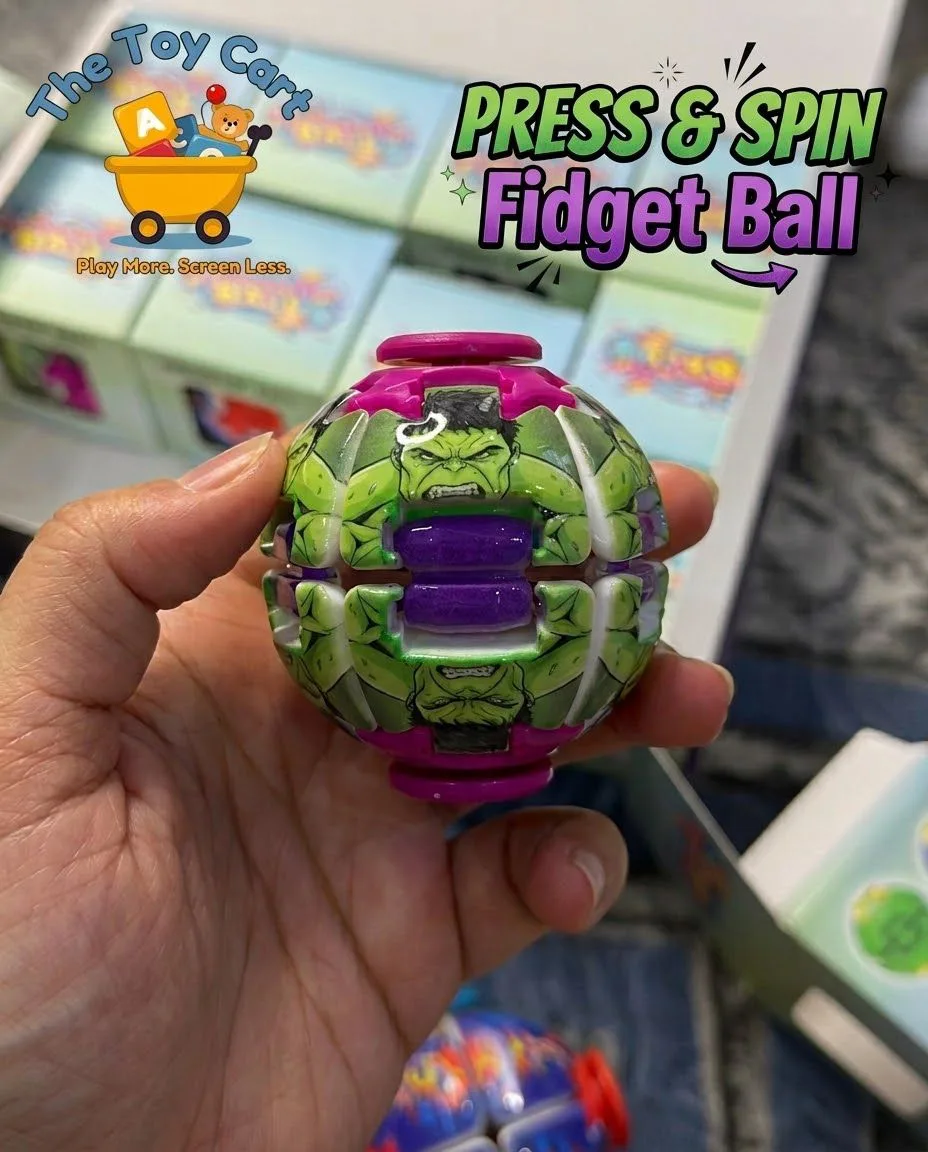 Batman Press & Spin Fidget Ball