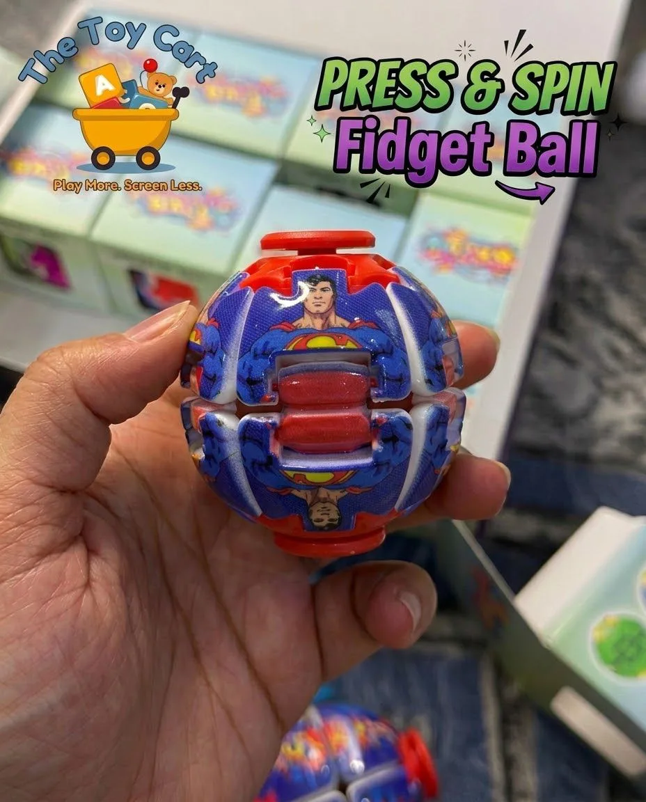 Batman Press & Spin Fidget Ball
