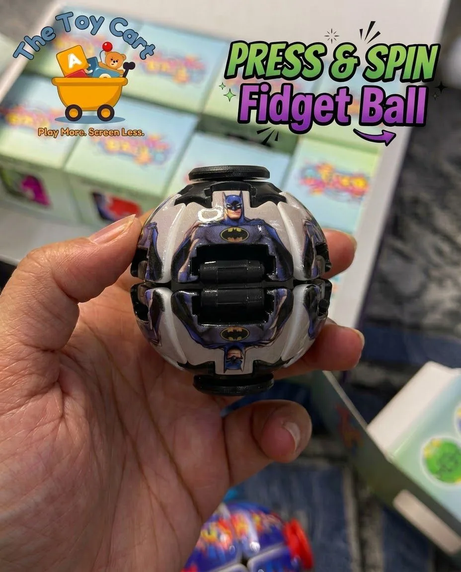 Batman Press & Spin Fidget Ball